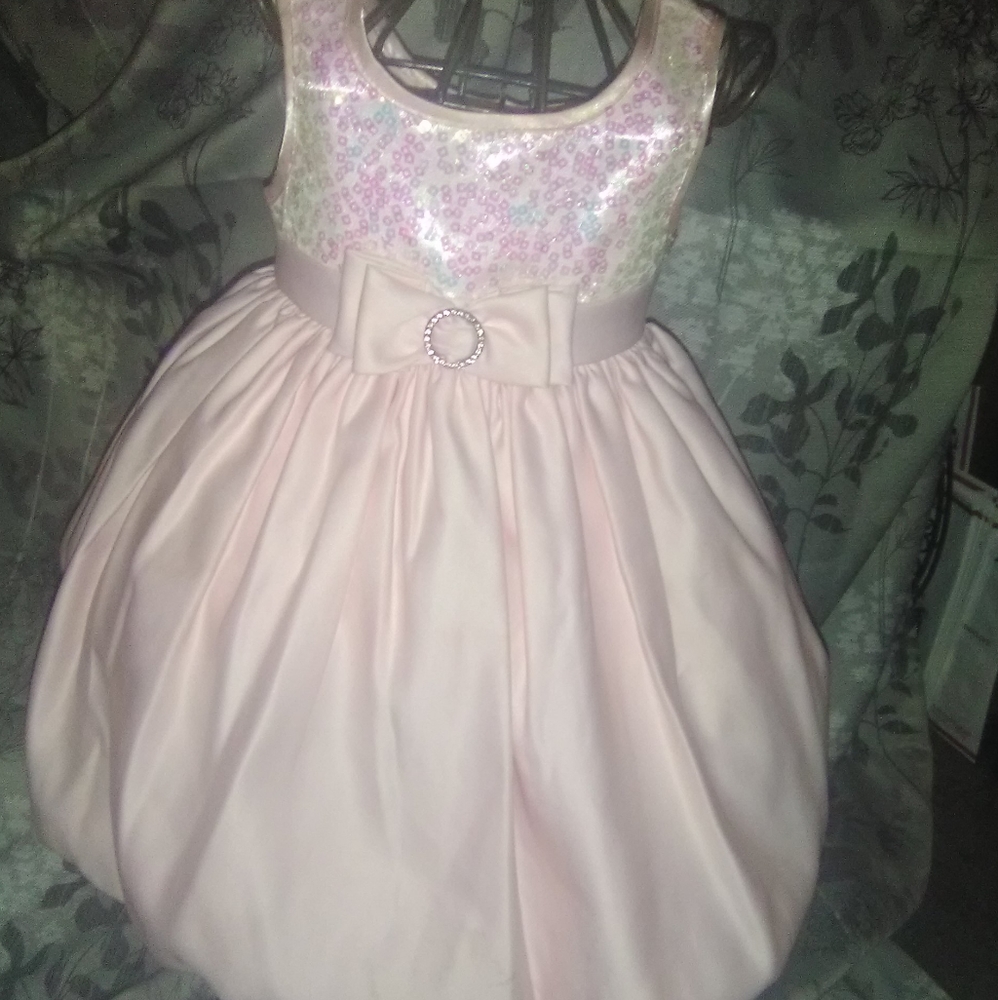 Princess Faith's Little Pink  Bubble Dress.